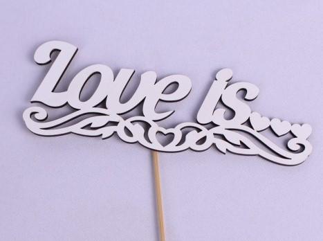 Топер "Love is"