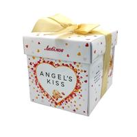 Цукерки шоколадні 140 г Любімов Angel's kiss білі з мигдалем